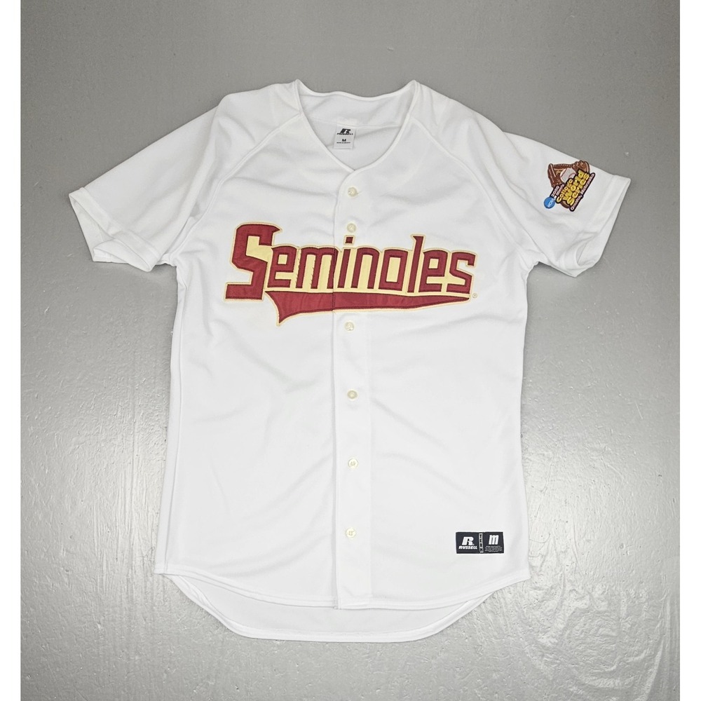 Florida State Seminoles Baseball Jersey Mens Med 2008 College NCAA World Series